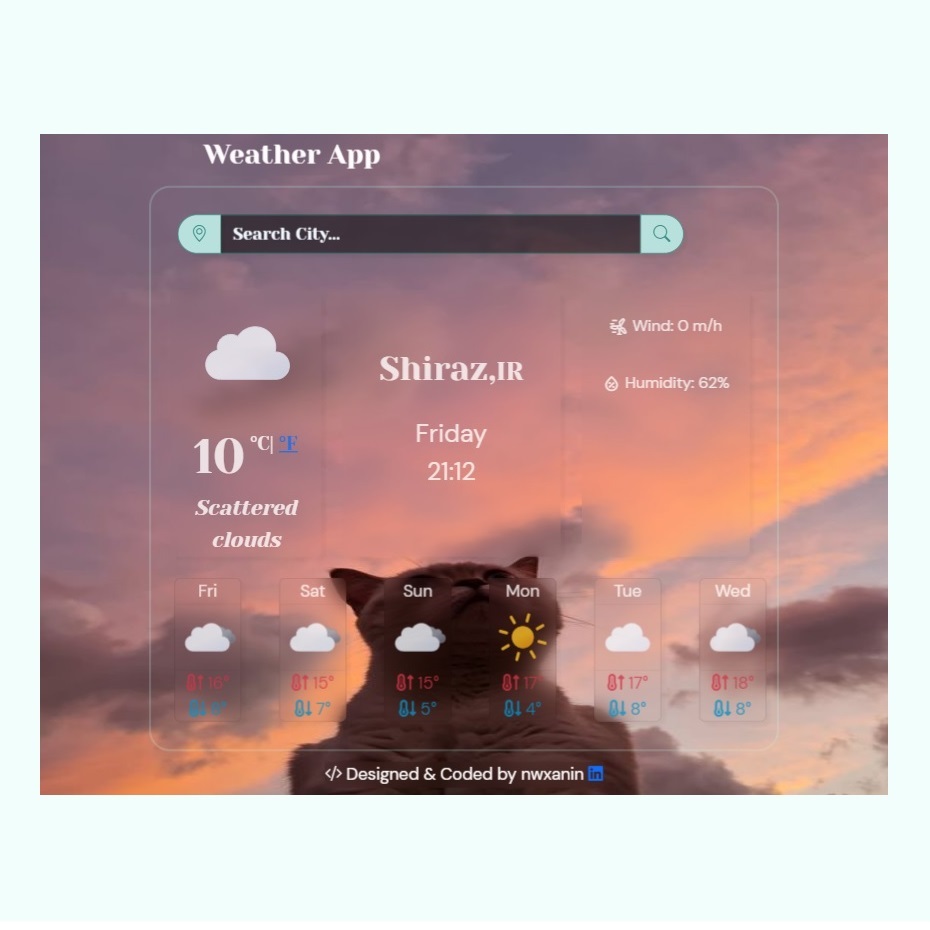 Cat weatherapp